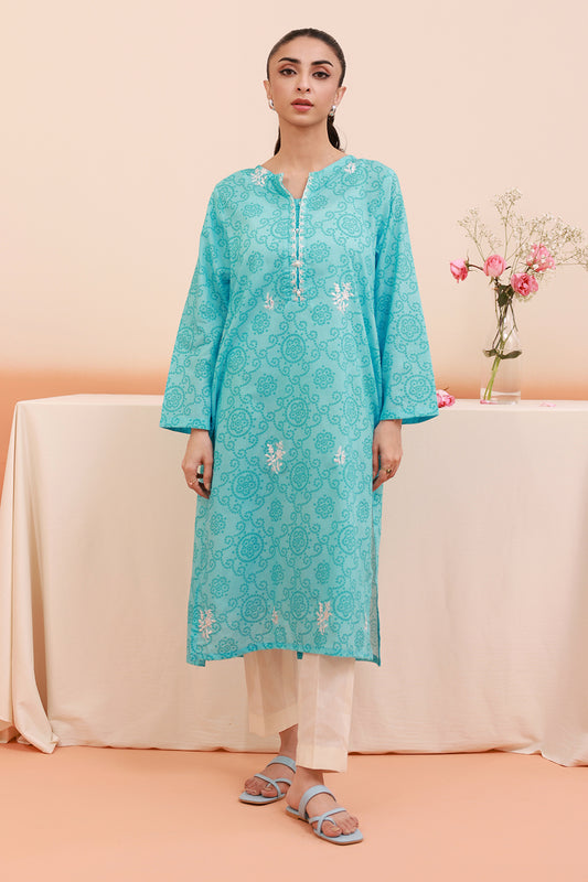 Embroidered Kurta - 2038