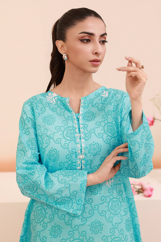 Embroidered Kurta - 2038