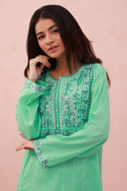 Embroidered Kurta - 2039