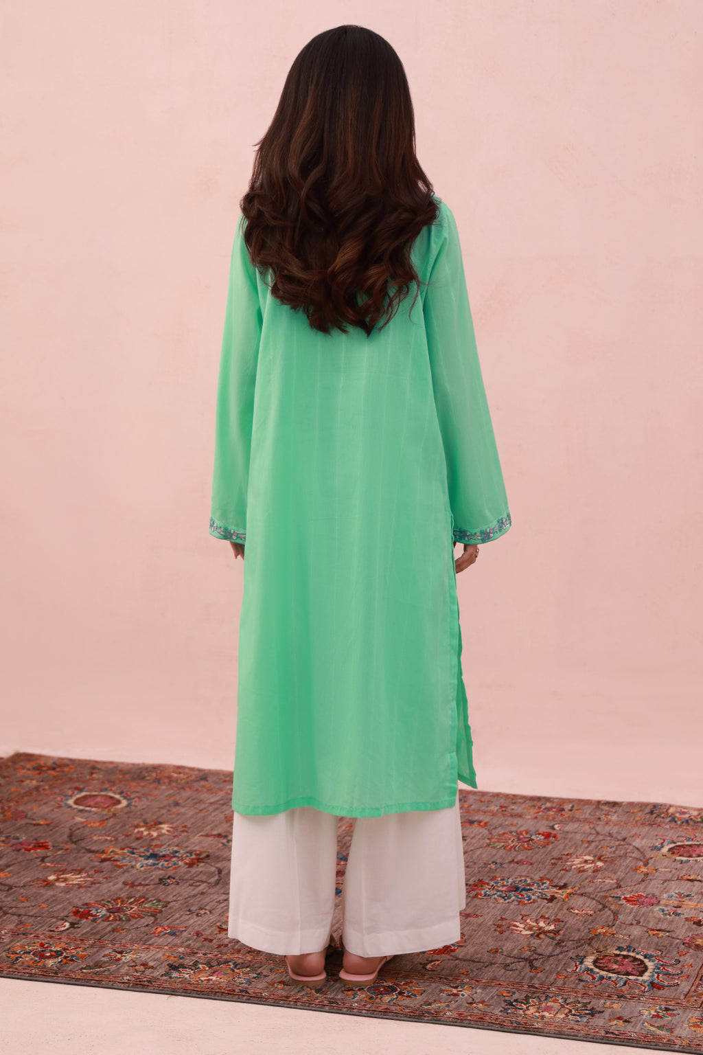 Embroidered Kurta - 2039