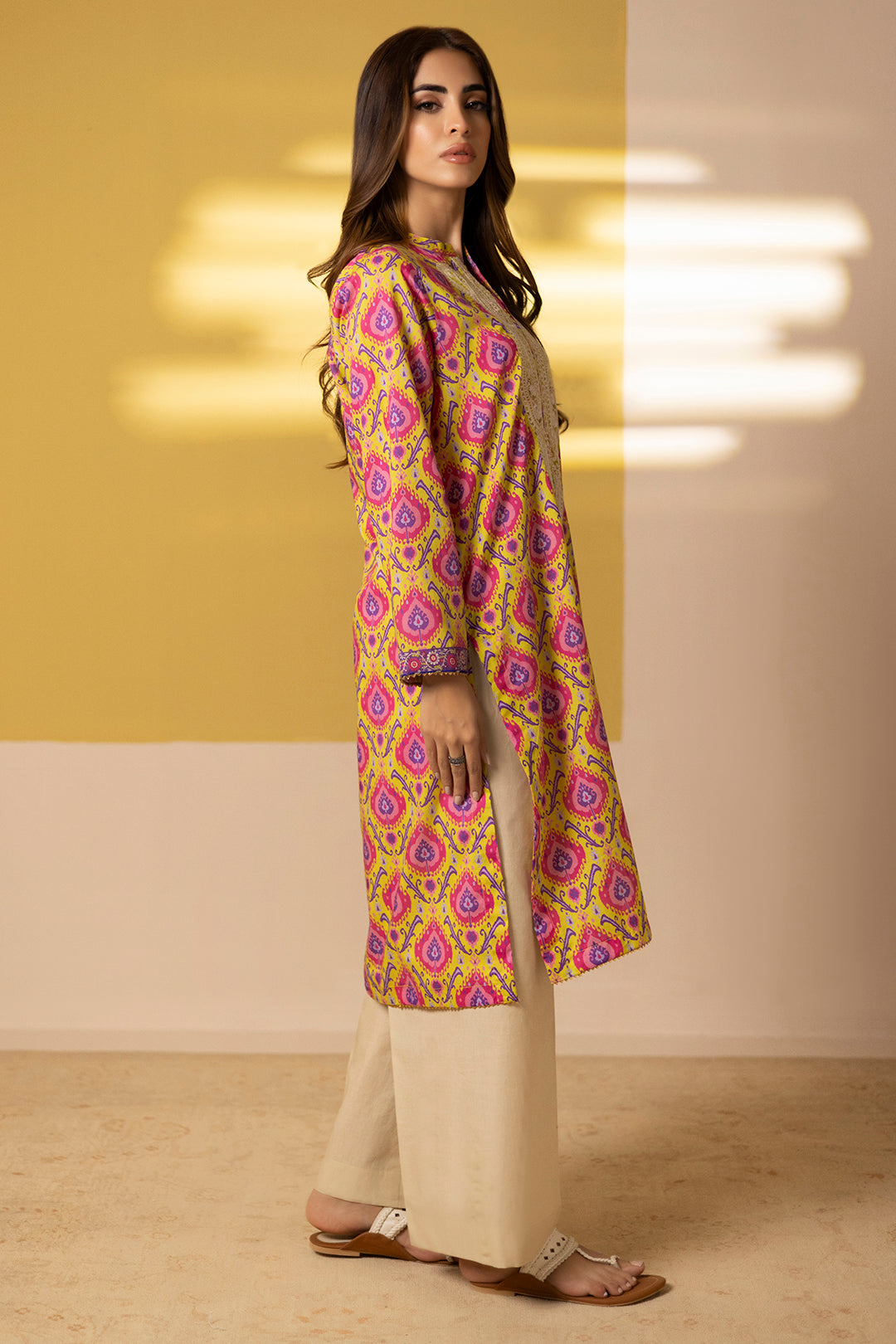 Embroidered Kurta - 2044