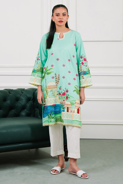 Embroidered  Kurta - 2046