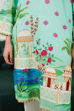 Embroidered  Kurta - 2046