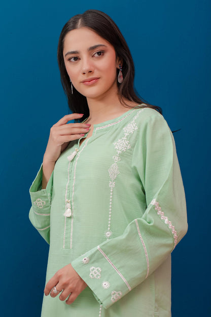 Embroidered Kurta - 2049