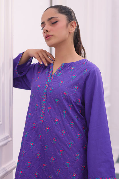 Embroidered Kurta - 2055