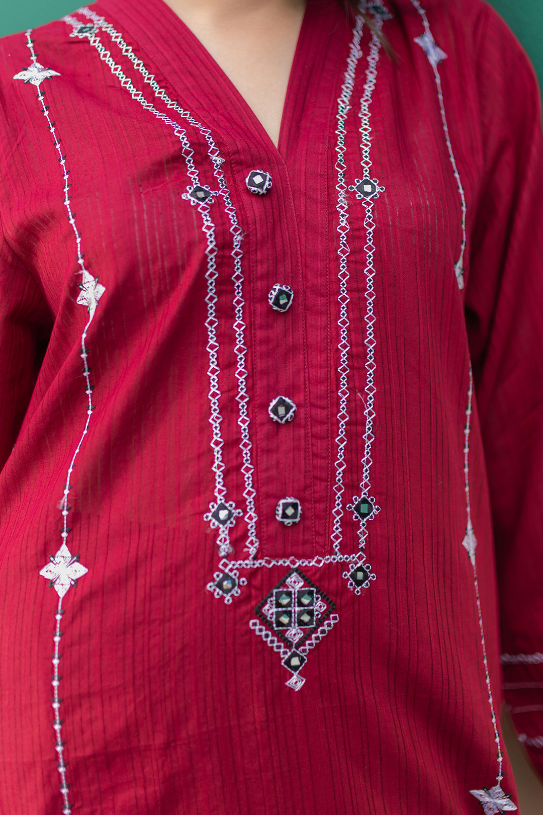 Embroidered Kurta - 2141