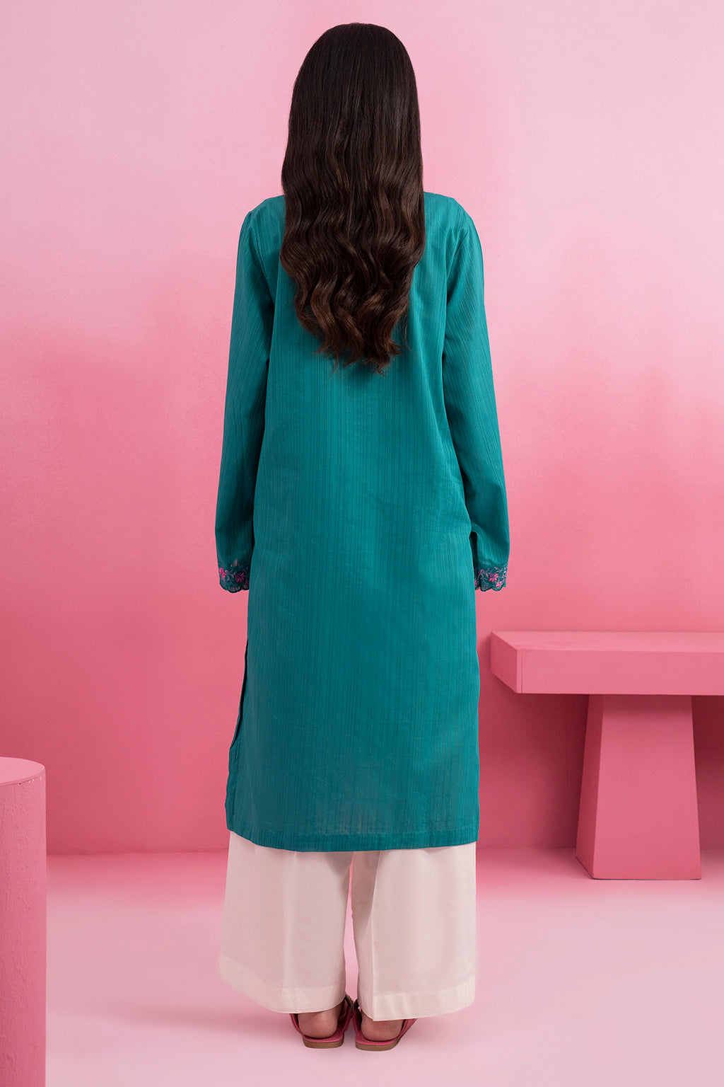 Embroidered Kurta - 2143