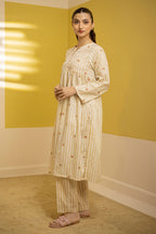 Embroidered Kurta Trouser - 1527