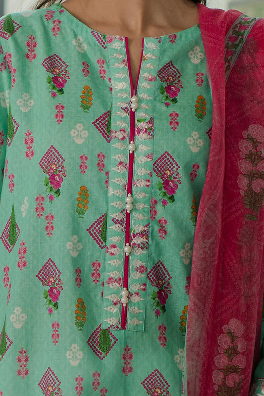 Embroidered Kurta Dupatta - 1704