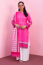 Embroidered Kurta Dupatta - 1707