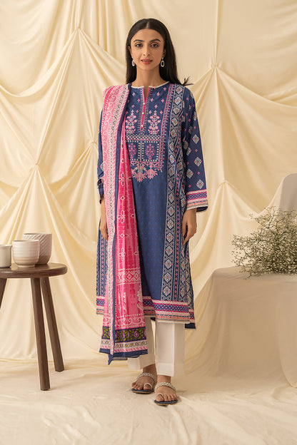 Embroidered Kurta Dupatta - 1708