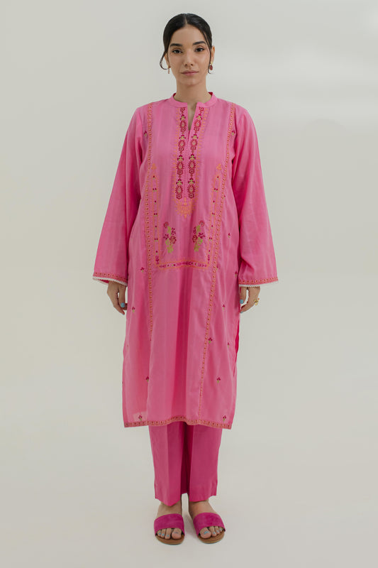 Embroidered Kurta Trouser - 1734