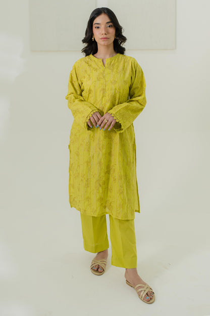 Embroidered Kurta Trouser - 1735