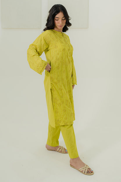 Embroidered Kurta Trouser - 1735