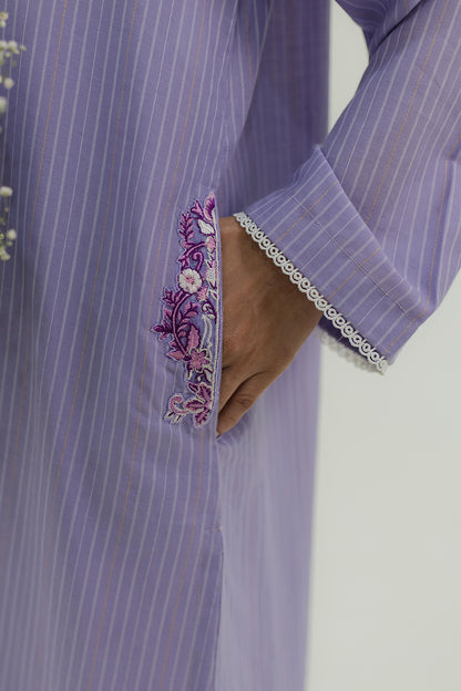 Embroidered Kurta Trouser - 1736