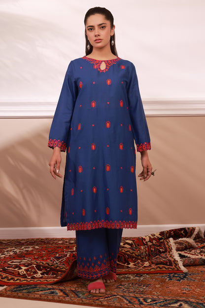 Embroidered Kurta Trouser - 1773