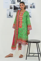 Embroidered Kurta Dupatta - 1894