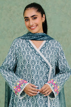 Embroidered  Kurta Dupatta - 1897