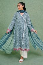 Embroidered  Kurta Dupatta - 1897