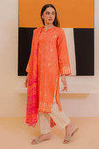 Embroidered Kurta Dupatta - 1899