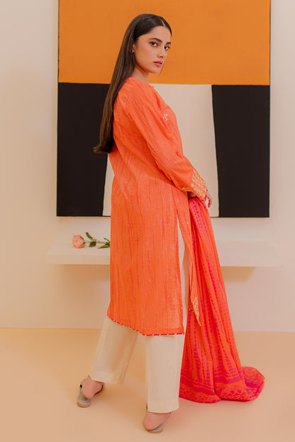 Embroidered Kurta Dupatta - 1899