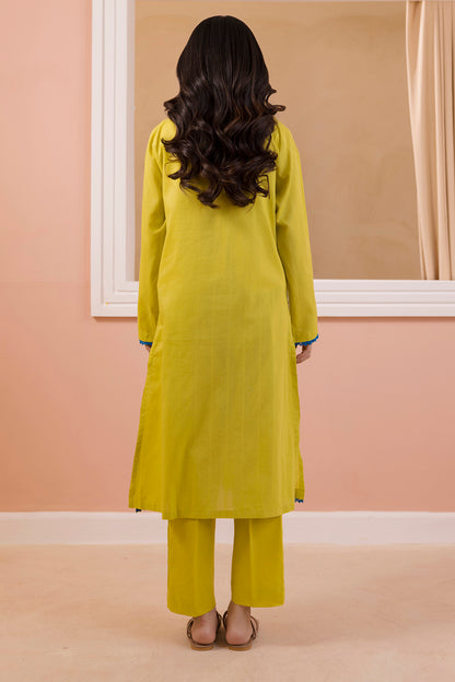 Embroidered Kurta Trouser - 1911