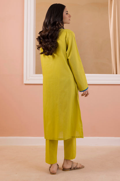 Embroidered Kurta Trouser - 1911