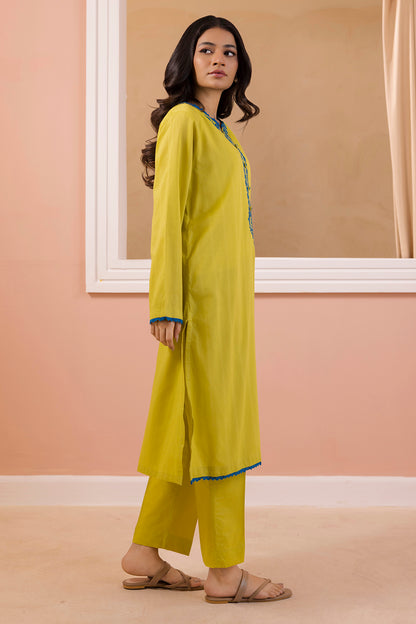 Embroidered Kurta Trouser - 1911
