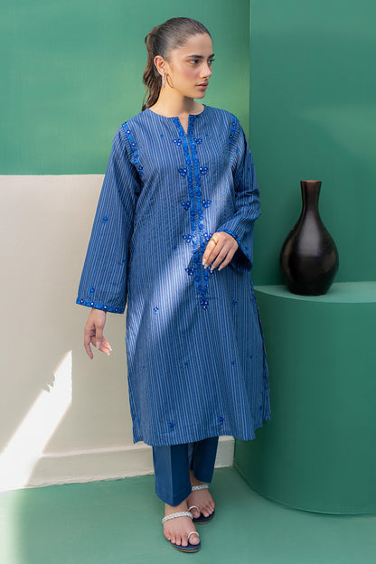 Embroidered Kurta Trouser - 1932