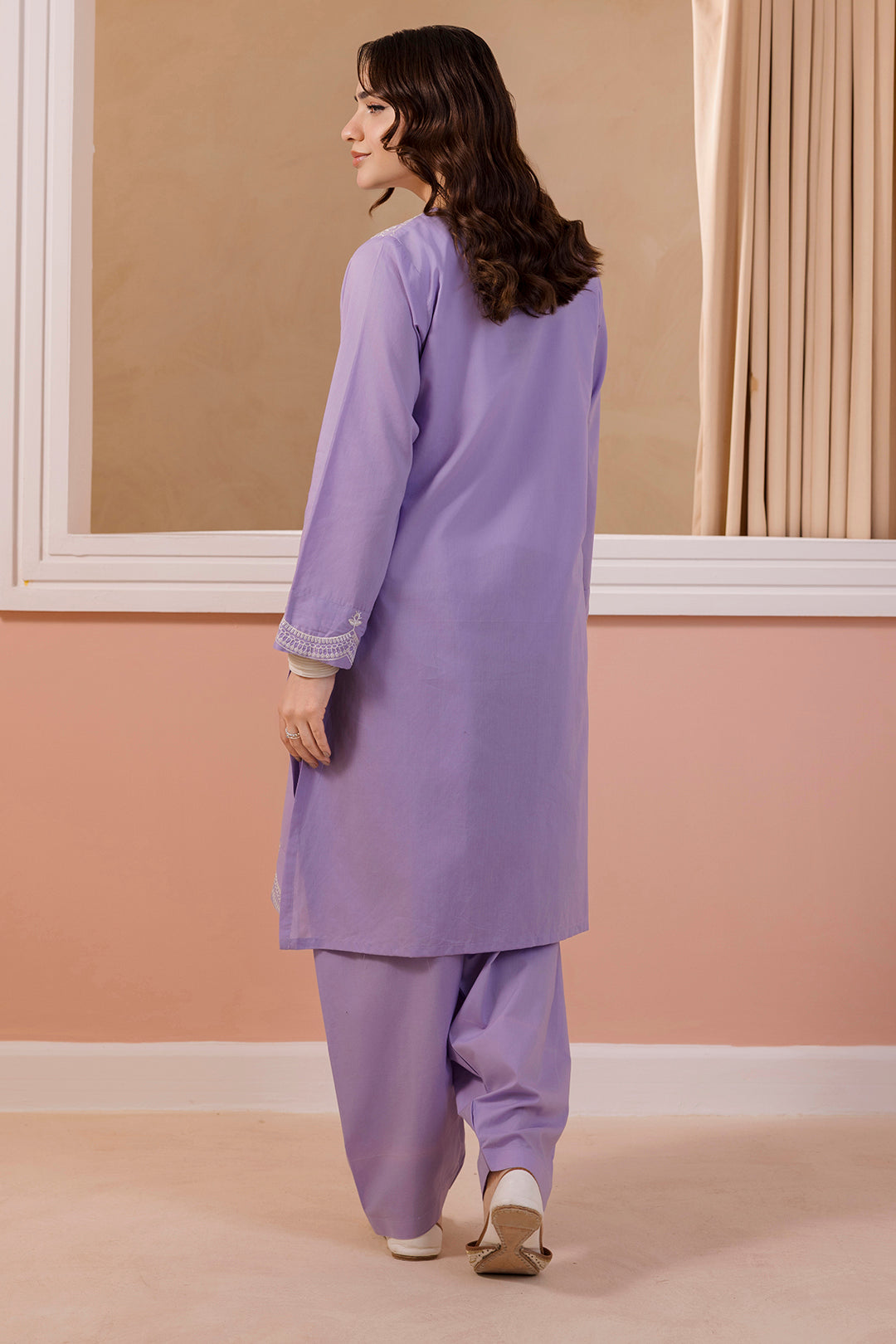 Embroidered Kurta Shalwar - 1938