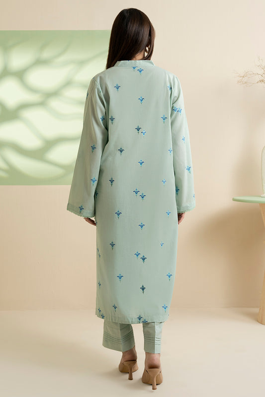Embroidered Kurta Trouser - 1974
