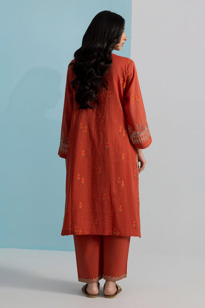 Embroidered Kurta Trouser - 1975