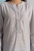 Embroidered Kurta Trouser - 1976