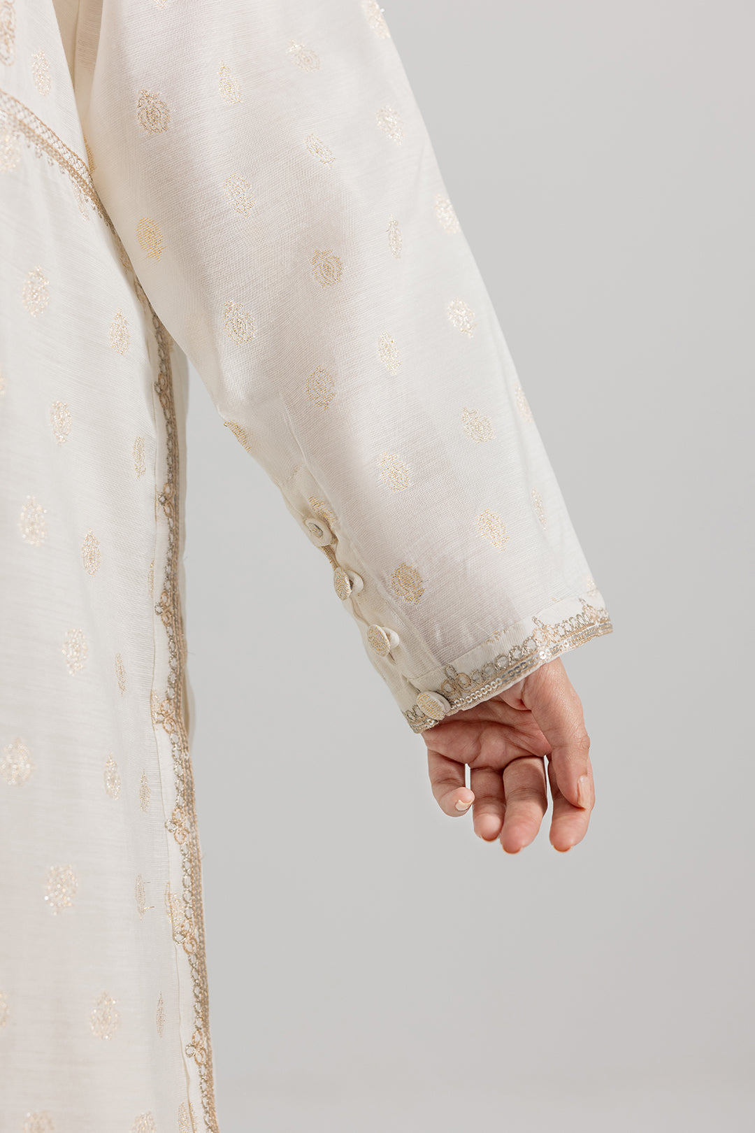 Embroidered Kurta Dupatta - 1977
