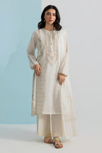 Embroidered Kurta Dupatta - 1977