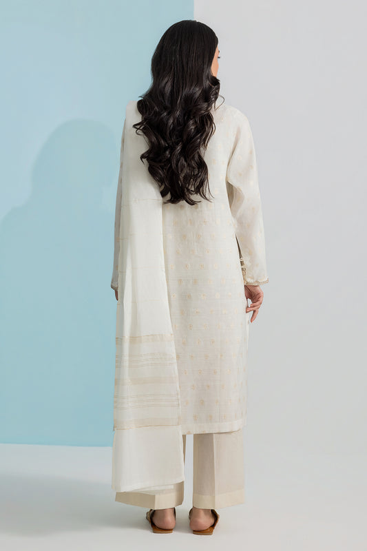 Embroidered Kurta Dupatta - 1977