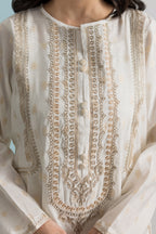 Embroidered Kurta Dupatta - 1977