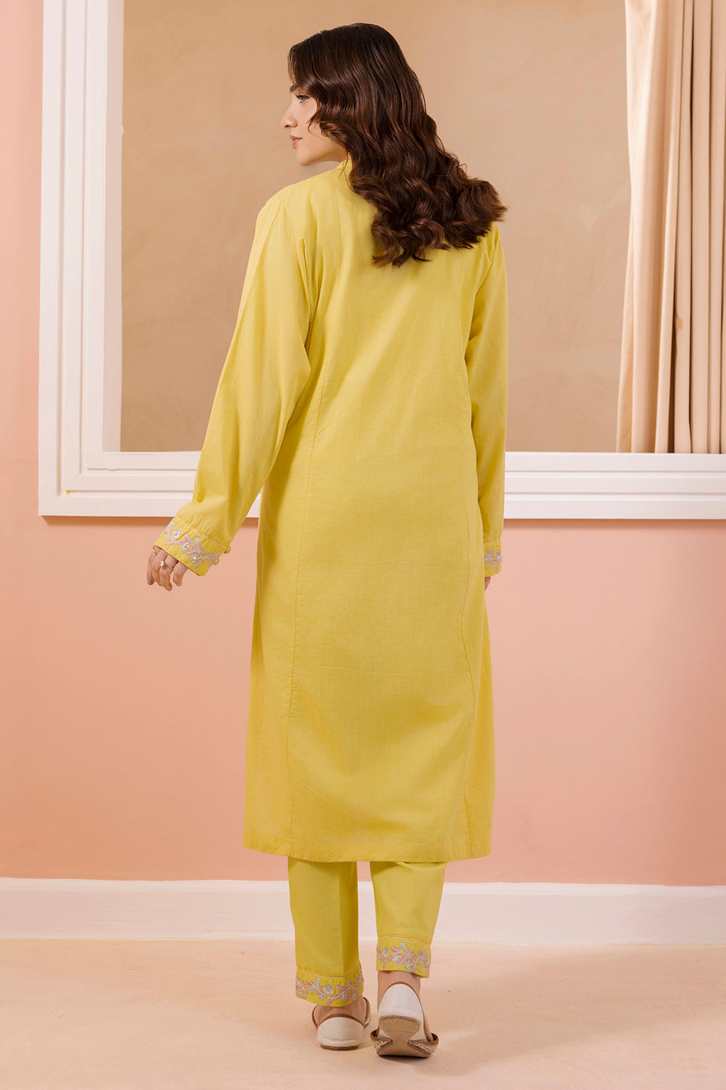 Embroidered Kurta Trouser - 1979