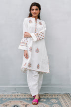 Embroidered Kurta Trouser - 1981