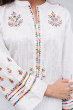 Embroidered Kurta Trouser - 1981