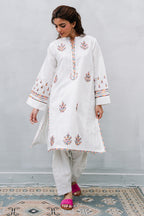 Embroidered Kurta Trouser - 1981