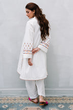 Embroidered Kurta Trouser - 1981