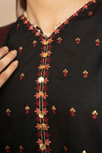 Embroidered Kurta Dupatta - 1985