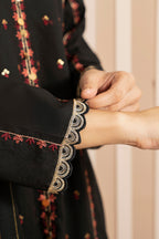 Embroidered Kurta Dupatta - 1985