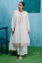 Embroidered Kurta Dupatta - 1987