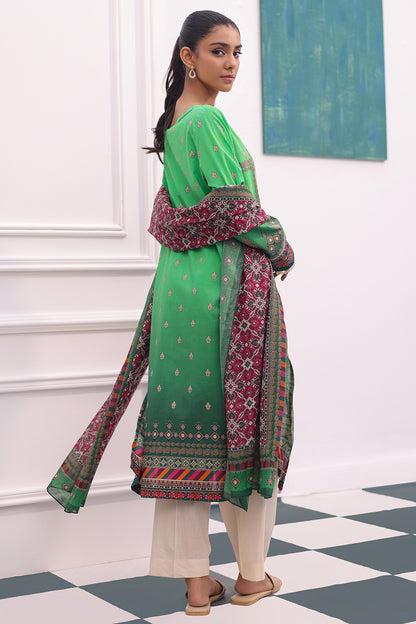 Embroidered Kurta Dupatta - 2072