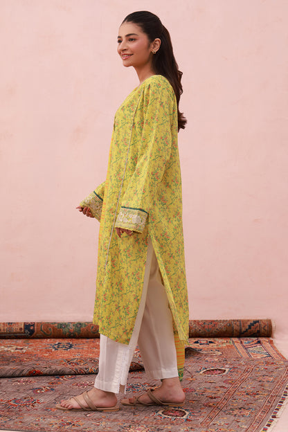 Embroidered Kurta Dupatta - 2074