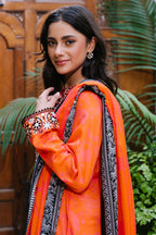 Embroidered Kurta Dupatta - 2077