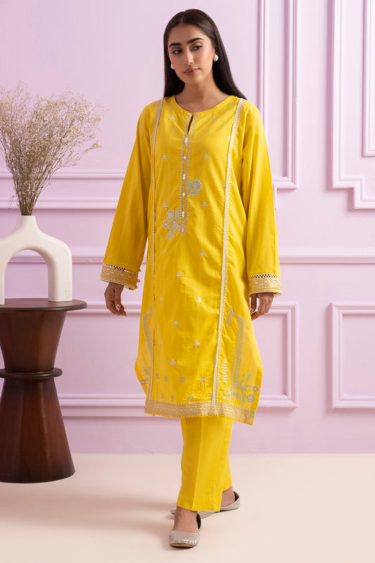 Embroidered Kurta Trouser - 2092