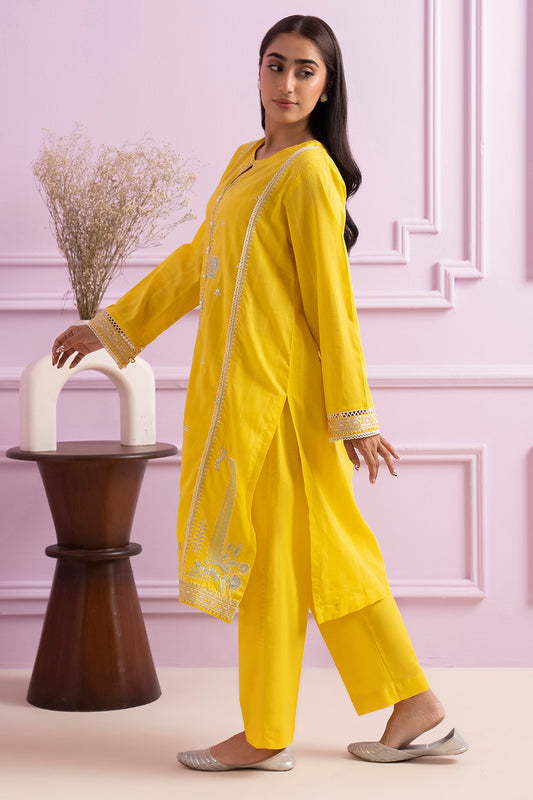Embroidered Kurta Trouser - 2092